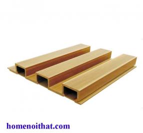 Tấm ốp tường nan gỗ nhựa