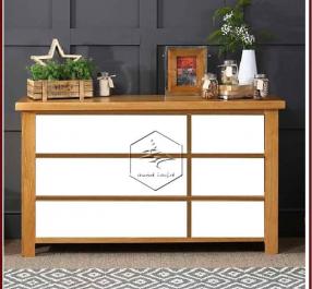 Tủ hộc kéo 6 hộc sơn trắng